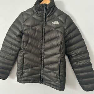The North Face Charcoal Quilted 550 down filled Jacket